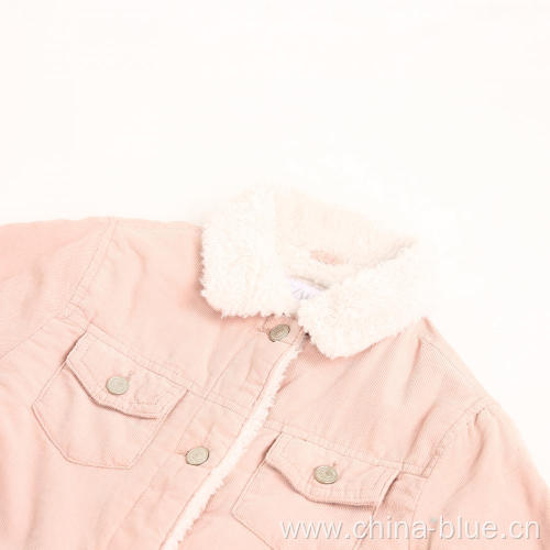 Girl's corduroy antum soft jacket